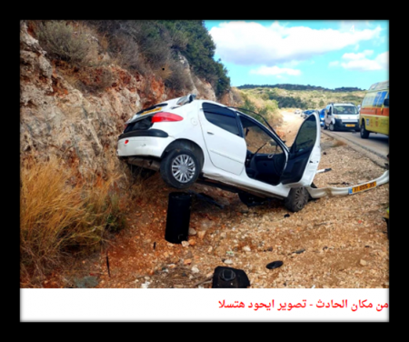 مصرع شاب جراء انقلاب مركبة قرب أبو سنان